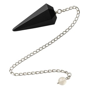 ลูกตุ้มคริสตัลชุงไกต์ทรงกรวย ขัดเงา แกะสลักอย่างสวยงาม อุปกรณ์ดาวซิ่ง บำบัดพลังงาน ขายส่ง คุณภาพเยี่ยม - Product Image 5