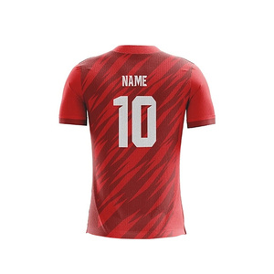 ชุดฟุตบอลราคาสมเหตุสมผลสำหรับผู้ใหญ่ เสื้อและกางเกงขาสั้นน้ำหนักเบาและสวมใส่สบาย รับบริการ OEM แบบกำหนดเองได้ - Product Image 5