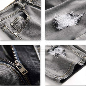 Trendy <b>Men</b> Distressed <b>Jeans</b> Shorts Stretch Cotton Ripped Casual Fit Short For Daily Wear Summer And Outdoor Activities - Product Image 4