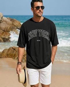 เสื้อยืดโอเวอร์ไซส์ผ้าฝ้ายแท้ 100% น้ำหนัก 220 กรัม พิมพ์ลายตามสั่งที่ไหล่ สไตล์ฮิปฮอป ไซส์พลัส ผ้าฝ้ายแท้ 100% ทรงบ็อกซี่ สำหรับผู้ชาย - Product Image 2