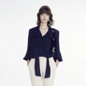 Camisa de Franela para Mujer, Primavera 2026, Estilo Casual, Manga Larga, Cierre de Botones, Tejido de Franela - Product Image 3