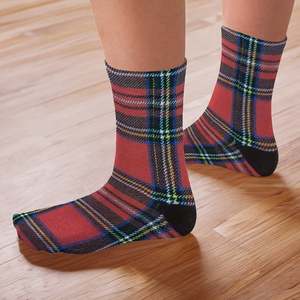 Chaussettes de sport montantes respirantes en jacquard à séchage rapide pour adultes – Idéales pour le yoga et la course à pied - Product Image 5