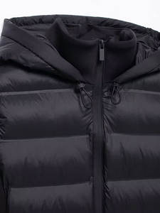 Hooded Padded Jacket <b>Coat</b> with Pockets for <b>Women</b>, Long Sleeve, Front Zipper, Female Outerwear, Breathable Tops, Fashion - Product Image 5