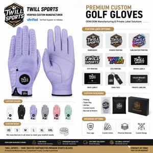 Gants de golf en cuir véritable de haute qualité, couleurs personnalisées, logo, protection UV, les plus vendus, prix de gros - Product Image 4