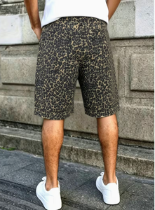 Shorts en jean décontractés pour homme, taille haute, respirants, écologiques, séchage rapide, 100% coton - Product Image 2