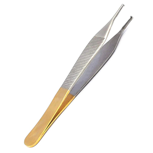 Pinzas de Disección Manuales de Acero Inoxidable de Alta Calidad, Ligeras, con Mandíbulas Dentadas Longitudinalmente Rectas, 24 cm - Product Image 4