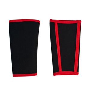 Genouillères en néoprène tricoté noir et rouge, respirantes, absorbant les chocs, universelles, unisexes, pour toutes les saisons, protection sportive - Product Image 1