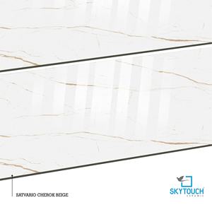 กระเบื้องปูพื้นและผนังพอร์ซเลนเคลือบเงาขนาด 600x1200 มม. พร้อมระบบติดตั้งแบบคลิกล็อค ป้องกันการลื่น ดีไซน์ทันสมัย สำหรับใช้ในบ้านและเชิงพาณิชย์ - Product Image 2