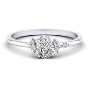 Bague de fiançailles REYES GRA certifiée en argent sterling 925, coupe ovale, 0,56 carat, moissanite, cadeau d'anniversaire parfait pour les femmes - Product Image 5
