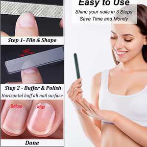 Lime à ongles double face jetable en acier inoxydable pour un façonnage de précision, robuste pour les ongles épais et en acrylique - Product Image 5