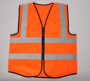 Razer's Unisex chaleco reflectante 100% poliéster transpirable de secado rápido verano sin mangas seguridad reflectante al aire libre camisa/Tops - Product Image 4