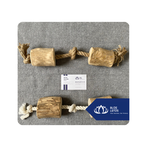 ของเล่นไม้ธรรมชาติสำหรับสุนัข ทนทาน ขนาดเล็ก อุปกรณ์สำหรับสัตว์เลี้ยง สไตล์เรียบง่าย - Product Image 2