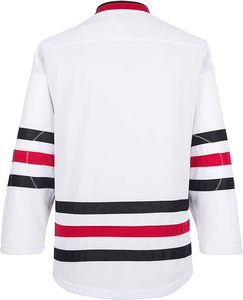 เสื้อฮอกกี้น้ำแข็งแบบสั่งทำพิเศษ พิมพ์ลายใหม่ปี 2026 แขนสั้น ชื่อทีมตามสั่ง ผลิตจากโพลีเอสเตอร์ 100% เป็นมิตรกับสิ่งแวดล้อม ระบายอากาศได้ดี แห้งเร็ว - Product Image 3