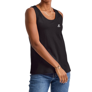 Débardeur de sport sans manches en maille respirante 100 % polyester, coupe ajustée, col rond, motif uni, idéal pour le yoga - Product Image 1