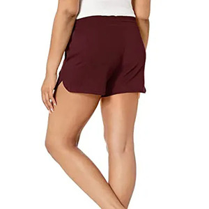 Shorts d'entraînement imprimés taille mi-haute pour femme, respirants, séchage rapide, 100 % coton, taille élastique, pour la course – Meilleures ventes - Product Image 4