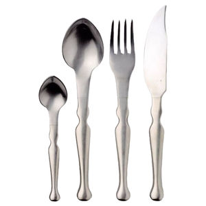 High Quality Stainless Steel Metal <b>Flatware</b> <b>Set</b> For Daily Home Use Dishwasher Safe Rust Resistant And Long Lasting - Product Image 3