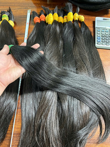 Bear Hair Offers Best Wholesale Prices Pure Vietnamese Virgin Human Hair Natural Straight <b>Bleached</b> Hair Extensions Machine - Product Image 4