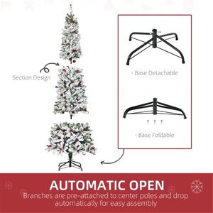 Albero di Natale da 2,3 m, Decorazione Festiva per Celebrazioni Natalizie - Product Image 6