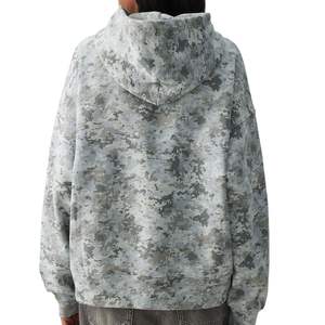 Sudadera con Capucha de Camuflaje Extra Grande para Mujer, Sudadera de Felpa de Algodón, Ropa Urbana, Logotipo Personalizado, OEM, Venta al por Mayor - Product Image 5