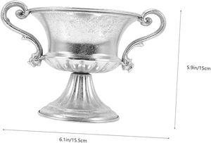 แจกันดอกไม้อลูมิเนียมคุณภาพเยี่ยม ราคาสมเหตุสมผล ตกแต่งบ้านอย่างมีสไตล์ ทนทาน ทันสมัย เหมาะสำหรับเป็นของตกแต่งกลางโต๊ะ - Product Image 6