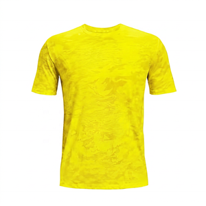 Men's Tie-Dye Short <b>Sleeve</b> O-Neck <b>T</b>-<b>Shirt</b> Loose Fit Knitted Cotton Casual Breathable Quick Dry Eco-Friendly <b>White</b> Print 180gsm - Product Image 3