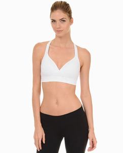 Ensemble de yoga respirant pour femme : Soutien-gorge de sport à col en V et bretelles croisées, couleur unie, sans couture, et leggings taille haute pleine longueur - Product Image 5