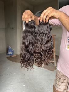 Extensions de cheveux humains indiens Remy, bouclés profonds, double trame, cheveux vierges, 100g - Product Image 2