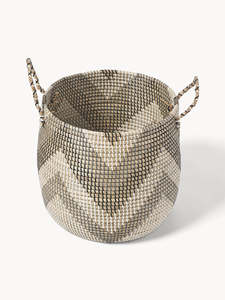 Natural Rattan Storage <b>Basket</b> With Handles Bowl Shape Rustic Multi-Purpose Decorative <b>Basket</b> for Home Organizing - Product Image 5