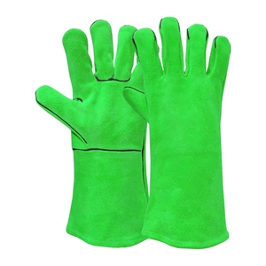 Gants de soudage en cuir de vachette pleine fleur, haute performance, ignifuges, résistants à l'abrasion, pour barbecue et grillades - Product Image 6