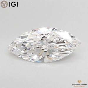 Diamant de laboratoire CVD de 2,00 carats, taille Marquise, couleur E, clarté VVS1, avec certificat IGI, pour pendentif de bijoux de luxe - Product Image 1
