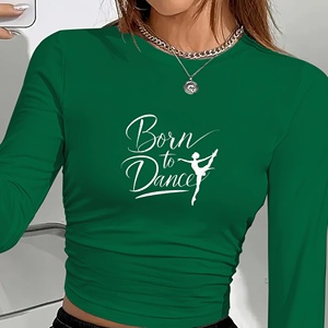 เสื้อแขนยาวผู้หญิงแฟชั่นเต้นรำ - Product Image 1