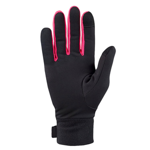 Gants de course d'hiver respirants pour femmes, compatibles avec les écrans tactiles, avec empiècements en maille rose, gants thermiques pour le cyclisme et les sports de plein air - Product Image 4