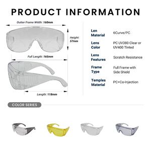 อุปกรณ์ป้องกันส่วนบุคคลแว่นตาความปลอดภัย OTG - Product Image 4