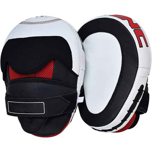 Boxing Target Pad PU <b>Material</b> Breathable Durable for Kickboxing Practice White <b>Red</b> Color All Seasons - Product Image 1