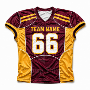 Última Llegada, Uniforme de Fútbol Americano Personalizado OEM, Conjunto de Camiseta y Pantalones de Verano, Nombre del Jugador, Ropa Deportiva Transpirable y Duradera - Product Image 4