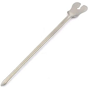 Sonde dentaire professionnelle rainurée avec embout de sonde et attache de langue 16 cm – Instruments de diagnostic ARMANDIOUS - Product Image 4