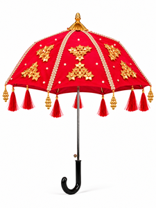 Traditional Indian Decorative Umbrella for Wedding Decor Festive <b>Decoration</b> <b>Mehndi</b> Haldi Ceremony Event Hanging Decor Home Decor - Product Image 3