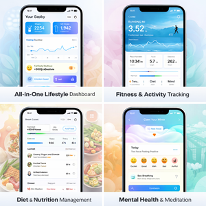 Desarrollo de Aplicaciones Profesionales para el Estilo de Vida |   Solución Integral de Salud Mental, Dieta y Ejercicio Físico |   Plataforma de Alto Rendimiento - Product Image 6