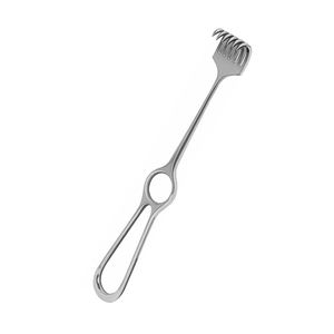 Retractor manual KOCHER al por mayor, 8.34/6 puntas, semichipón, profundidad 16mm, ancho 30mm, de acero inoxidable, retractor quirúrgico de GS - Product Image 2