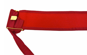 Cinturón de Cintura Ceremonial Rojo Escarlata de Primera Calidad, Cinturón de Vestir Formal de Estilo Clásico para Eventos y Desfiles - Product Image 5