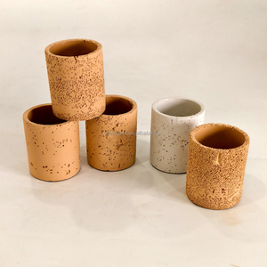 Bán Buôn 10Oz Hiện Đại Rỗng Thô Xi Măng Nến Tàu Nồi Container <span class=keywords><strong>Handmade</strong></span> Sang Trọng Người Bạn Đời Bê Tông Nến Jar Chủ - Product Image 1