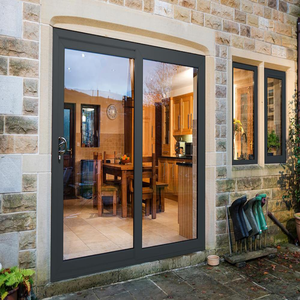 Porte à battants intérieure la plus vendue, portes de luxe de haute qualité, isolation thermique, alliage d'aluminium, double vitrage trempé - Product Image 2