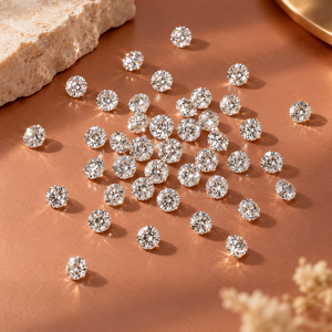 Diamantes Redondos Brillantes Naturales de 0.08-0.13 Ct, Color GH, Claridad SI, 2.7-3.2 MM, Piedras Sueltas para Joyería |   Selección de Gemas Calibradas - Product Image 1
