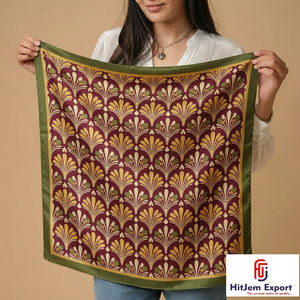 Écharpes personnalisées innovantes de qualité supérieure, design imprimé, foulard de mode, hijab, châle, écharpe carrée douce au toucher soyeux, vente en gros - Product Image 2