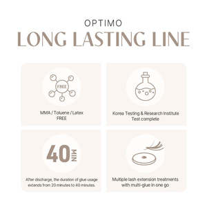 [Etichetta Privata] Adesivo per Extension Ciglia Coreano OPTIMO Prime Glue 5g (Asciugatura Ultra Rapida in 1 Secondo) Colla per Ciglia Trasparente a Basso Odore ODM/OEM - Product Image 6