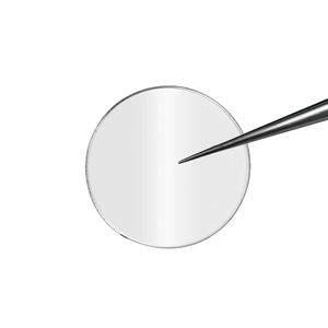 Aga9 Single Crystal 12mm Diameter Round Diamond <b>Plate</b>, Both <b>Sides</b> Polished, 0.4mm Thickness - Product Image 1