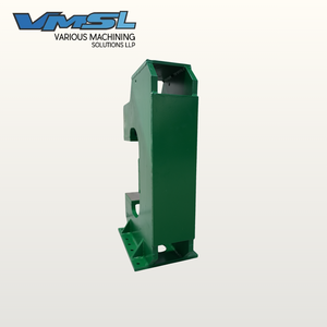 Ensemble en acier inoxydable soudé sur mesure, usiné CNC, boîtier de brochage, équipement industriel structurel avec revêtement en poudre - Product Image 3