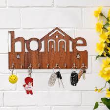 Premium Wooden <b>Key</b> Holder <b>Hook</b> for <b>Wall</b> Decorative Home Decor <b>Key</b> Stand Organizer - Product Image 3