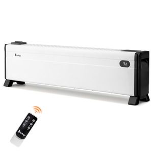 Calentador Eléctrico de Zócalo de 32 Pulgadas con 1500W, 3 Ajustes de Calor, Control Remoto, 12H, Humidificador Incorporado, Calentador de Espacio de 32 Pulgadas - Product Image 2