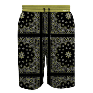 Pantalones Cortos de Playa para Hombre al por Mayor, Cintura Elástica, Transpirables, Estampados, Casuales, de Poliéster, con Bolsillos, Suministro a Granel, Estilo Urbano - Product Image 1